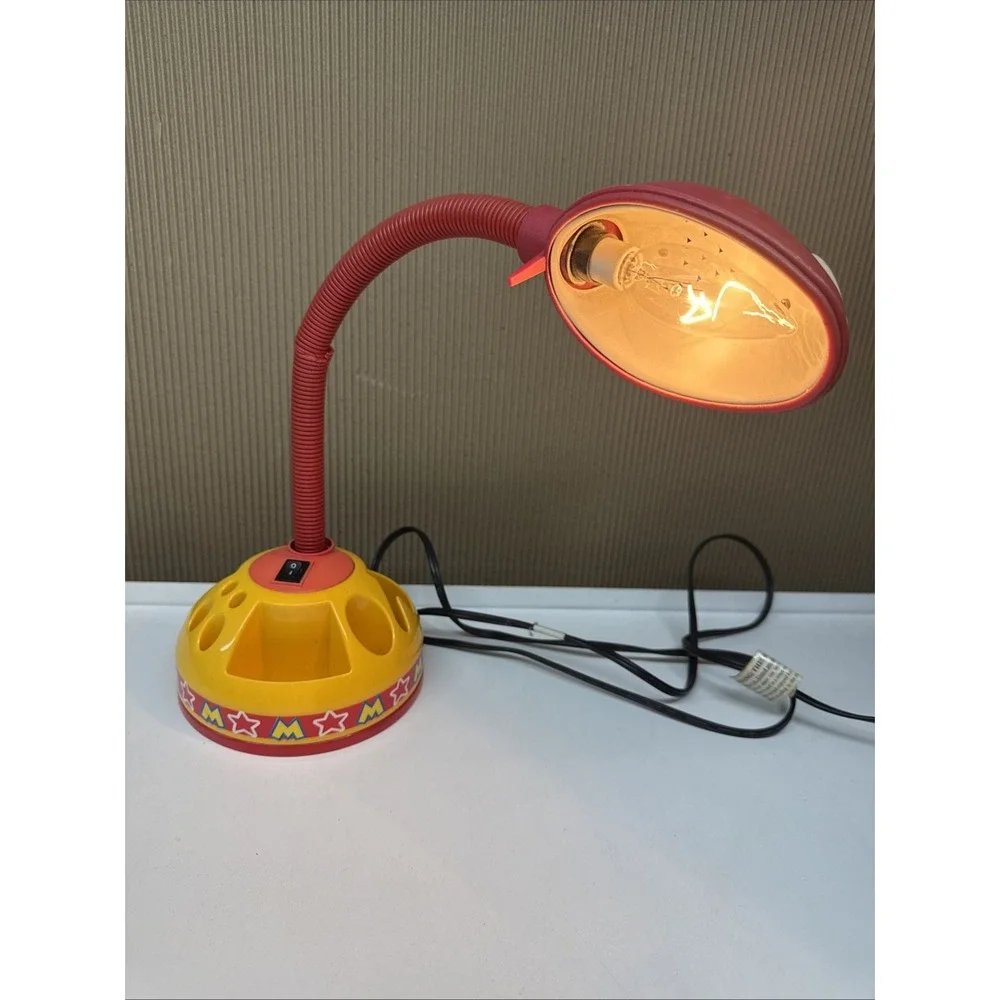 Rare Vintage Disney Mickey Mouse Desk Lamp Goose Neck Character Light WORKS